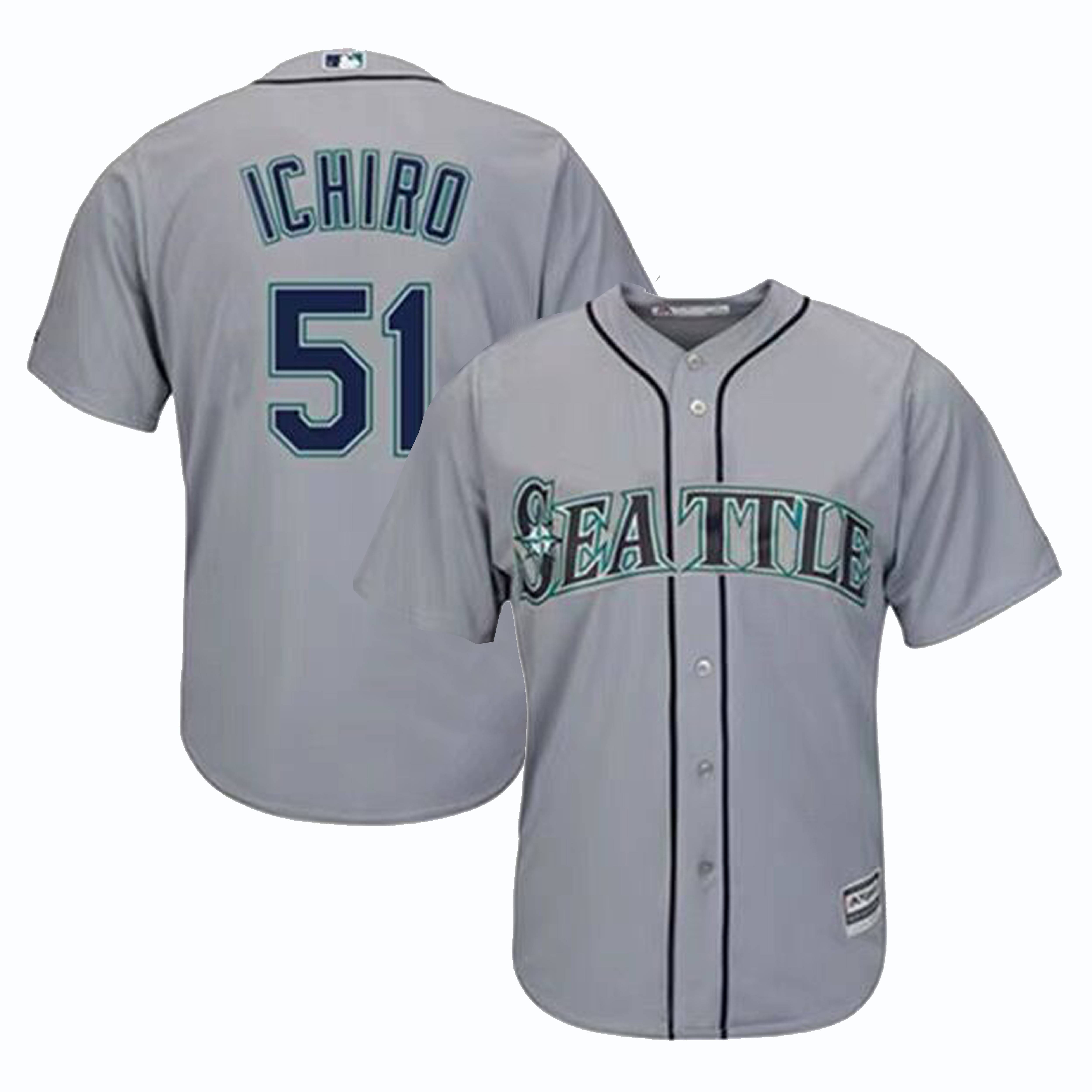 American baseball alliance Mariners Seattle sailor Ichiro Suzuki Suzuki Ichiro embroidery jersey
