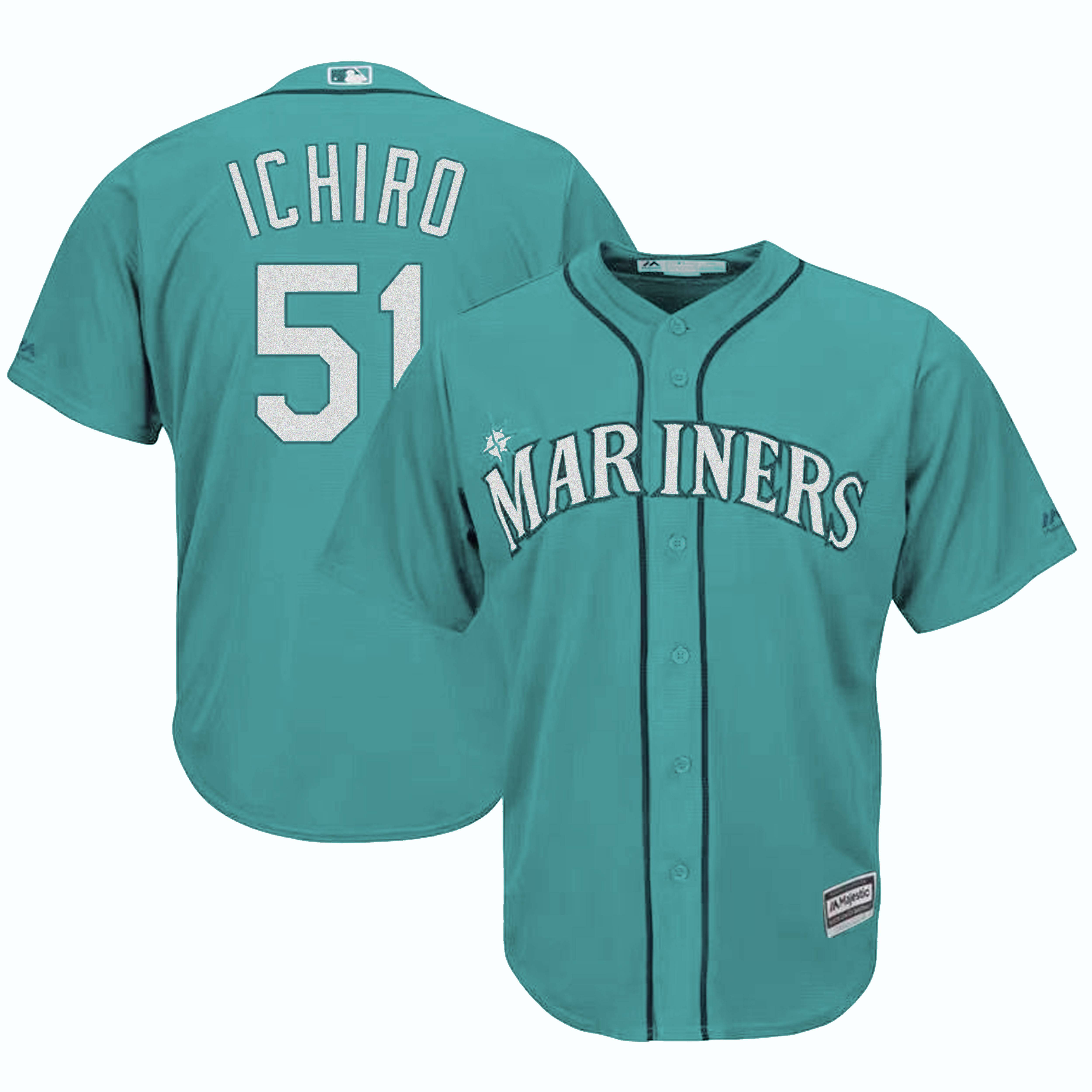 American baseball alliance Mariners Seattle sailor Ichiro Suzuki Suzuki Ichiro embroidery jersey