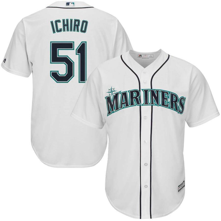 American baseball alliance Mariners Seattle sailor Ichiro Suzuki Suzuki Ichiro embroidery jersey