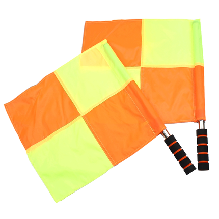 Soccer referee's red yellow hand and pen, yellow red picker whistle suit, professional referee's package