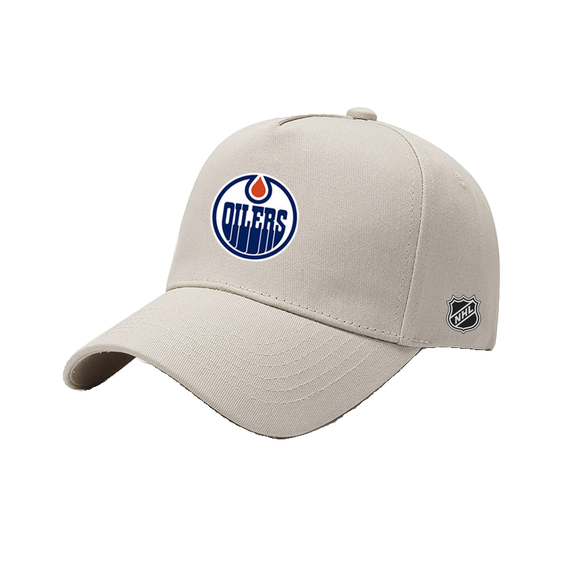 North American professional ice hockey NHL Edmonton Oilman Team Customized pattern logo baseball hat Men and women