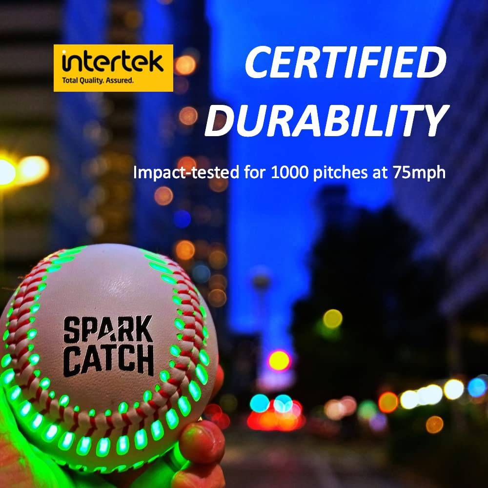 Spark Catch Nights Light Baseball Luminous Night Hard Training Practice Baseball Colorful LED Light