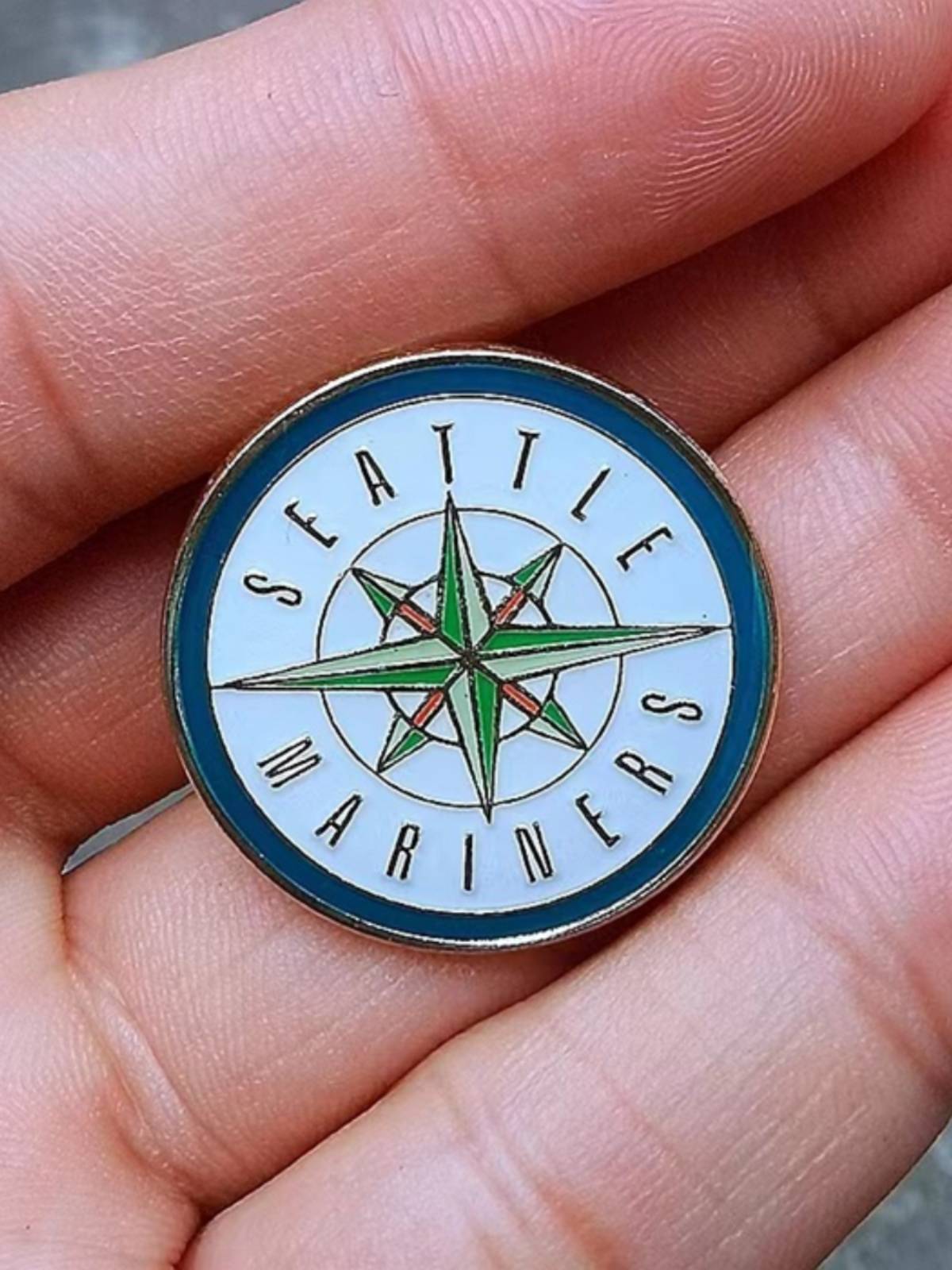 US -job baseball metal badge baseball theme hat chapter medal broochemical