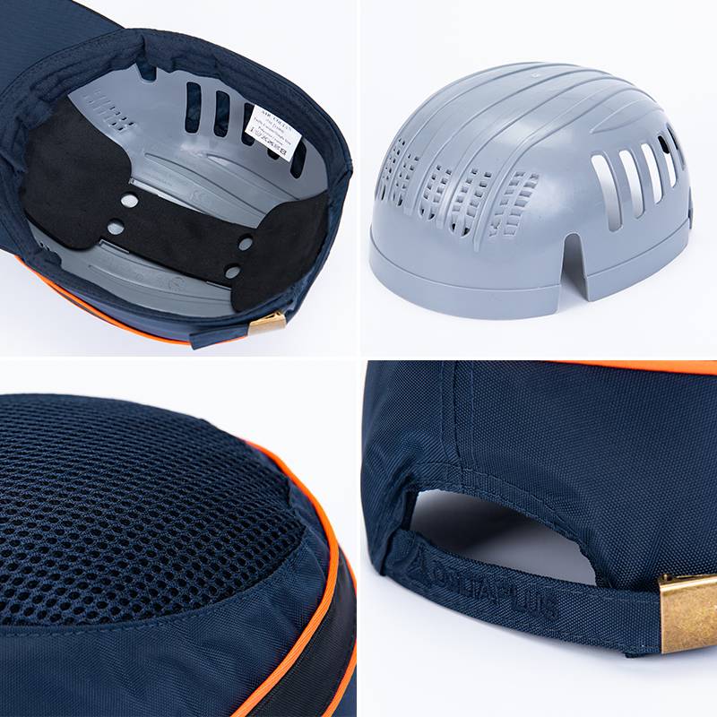 Delta 102130 lightweight cloth helmet short hats, brimfart factory summer breathable protective peaked baseball anti -collision
