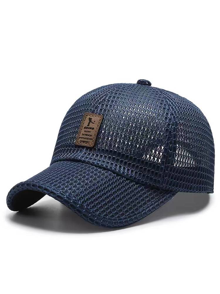 Hat Men's Summer 2024 New sunscreen, sunny hat, tide fishing baseball net cartridge breathable peaked hats female