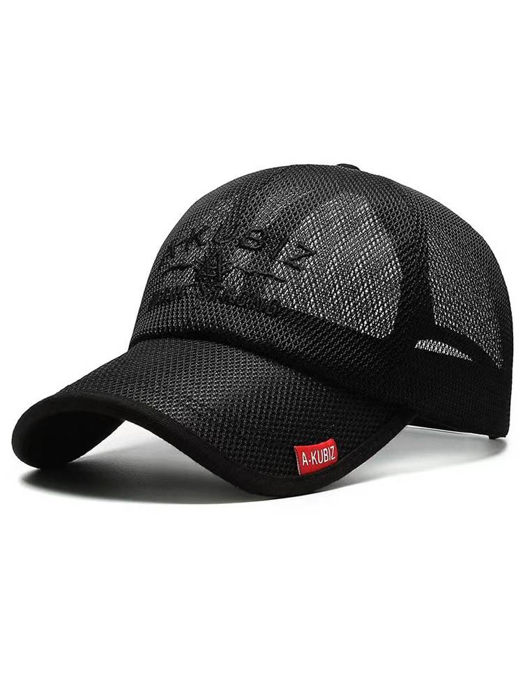 Hat Men's Summer 2024 New sunscreen, sunny hat, tide fishing baseball net cartridge breathable peaked hats female