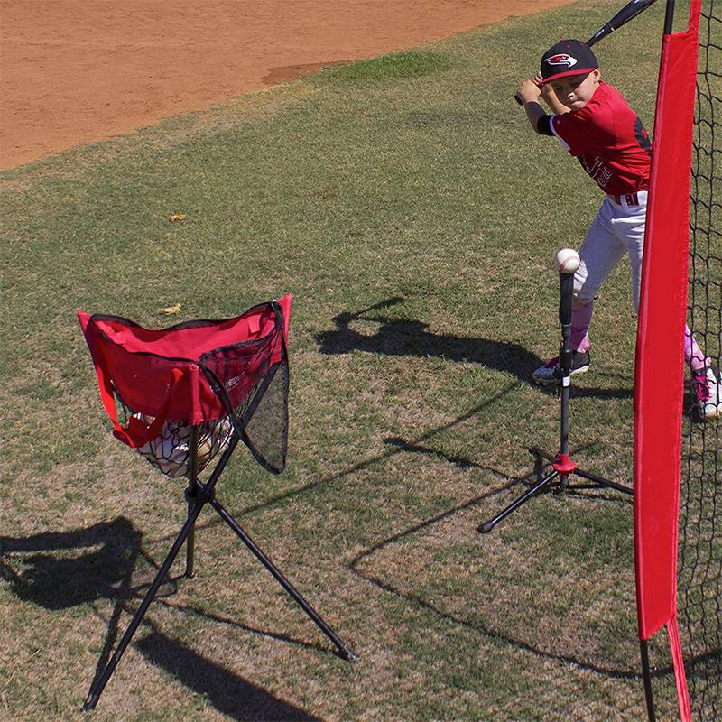 Portable baseball pocket network pocket Ball triangle rack strap zipper gathering basket simplicity baseball gaspiger