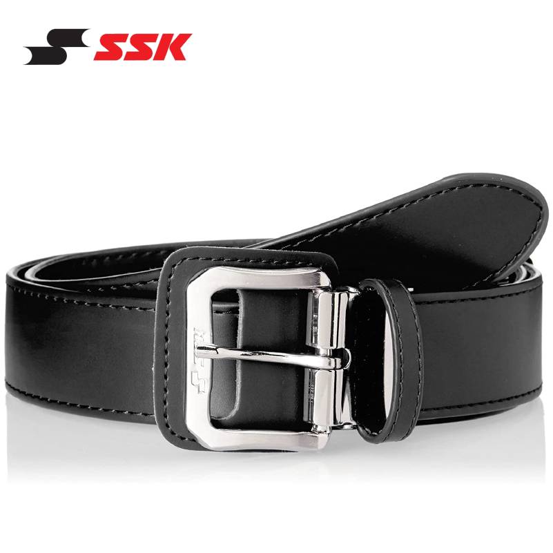 Japanese SSK baseball leather pants belt decorative wild leather PU leather tie solid durable baseball competition