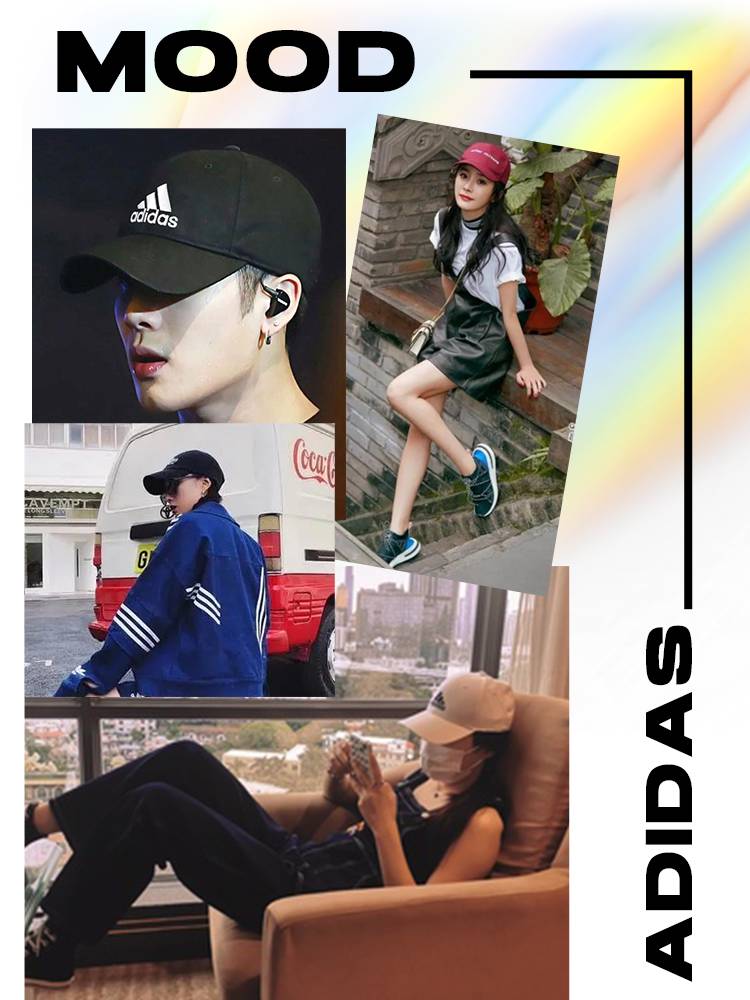 Adidas Adidas hat men and women black baseball sunscreen sunscreen tennis white fast outdoor duck tongue cap