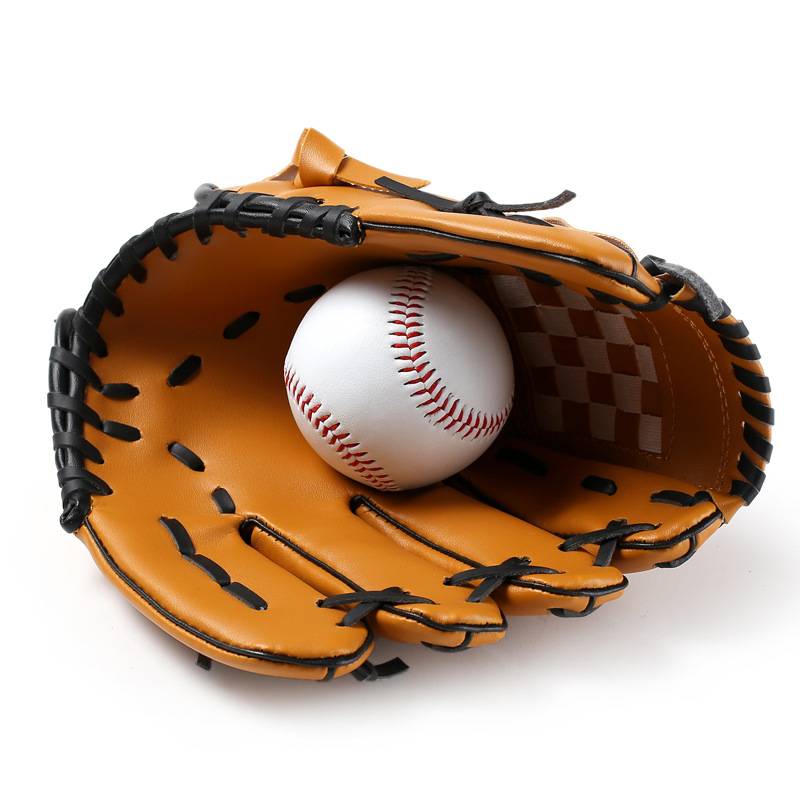 PVC thickened baseball baseball glove competition training children and young adults all -field pitcher baseball gloves
