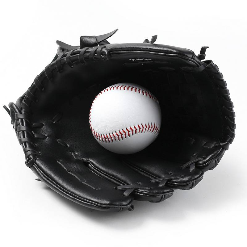 PVC thickened baseball baseball glove competition training children and young adults all -field pitcher baseball gloves