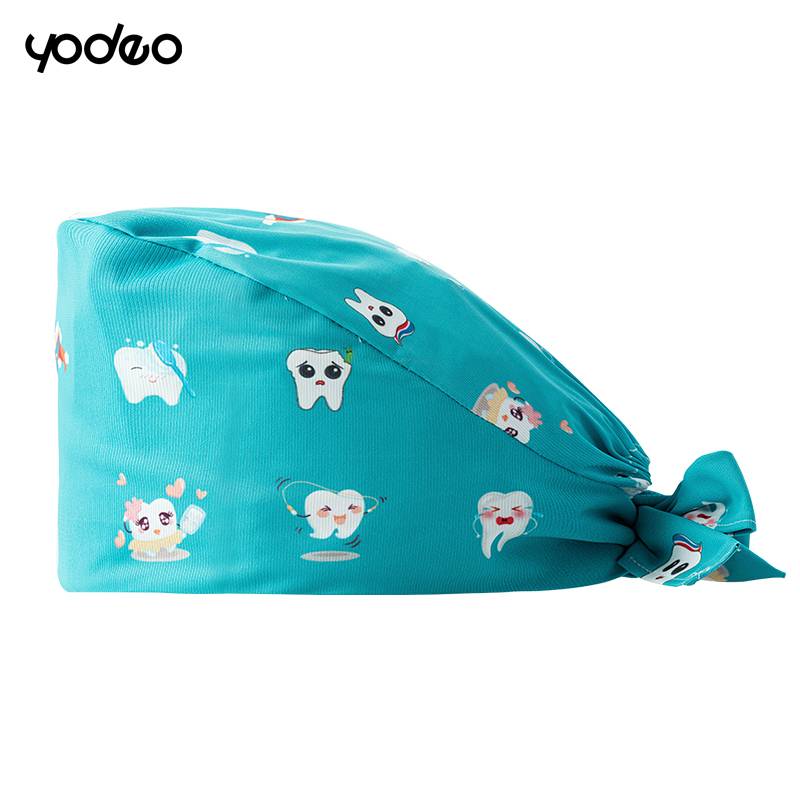 The operating room surgical cap Female summer mouth doctor nurse male surgery anesthesia doctor printed breathable loose model