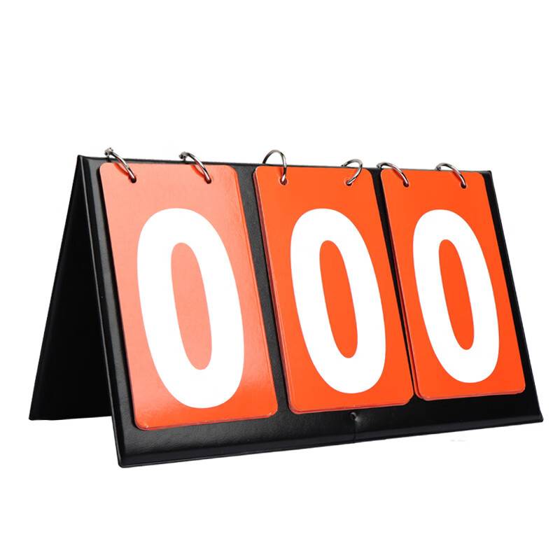 PU leather 3 -digit box score card