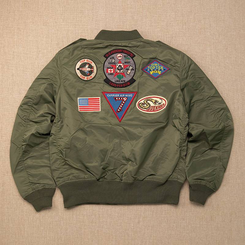 Broken code clearance jacket men's fashion baseball uniform air force jacket big name picking men's top