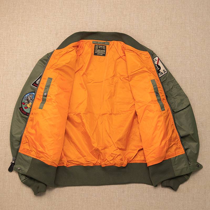 Broken code clearance jacket men's fashion baseball uniform air force jacket big name picking men's top