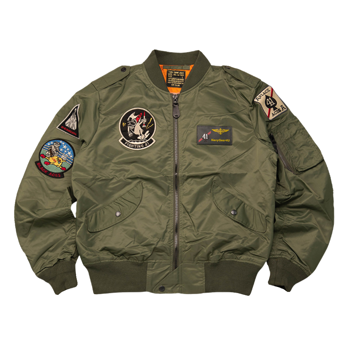 Broken code clearance jacket men's fashion baseball uniform air force jacket big name picking men's top