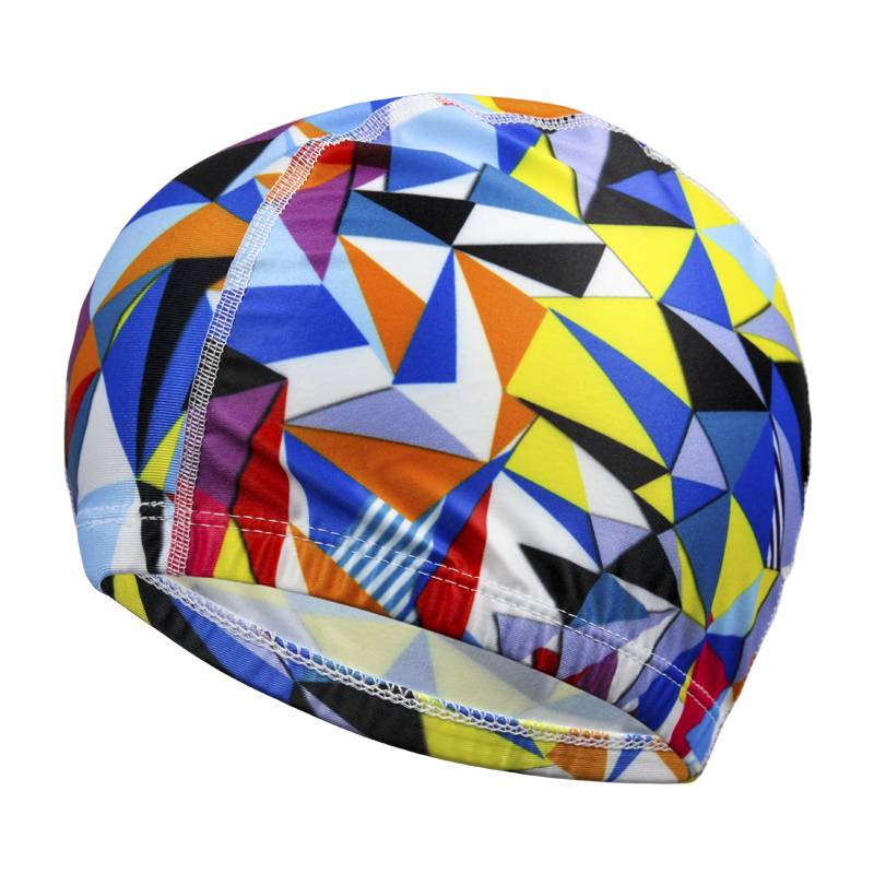 Swimming hat Men and women adult elastic nylon nylon, comfortable, pure -colored colorful cloth swimming hats custom printing logo