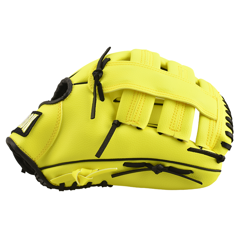 KHLOK PVC Synthetic Leather Adult Children's Legendary Children Sports Ball Bar Gloves 10.5 12.5 -inch Brown