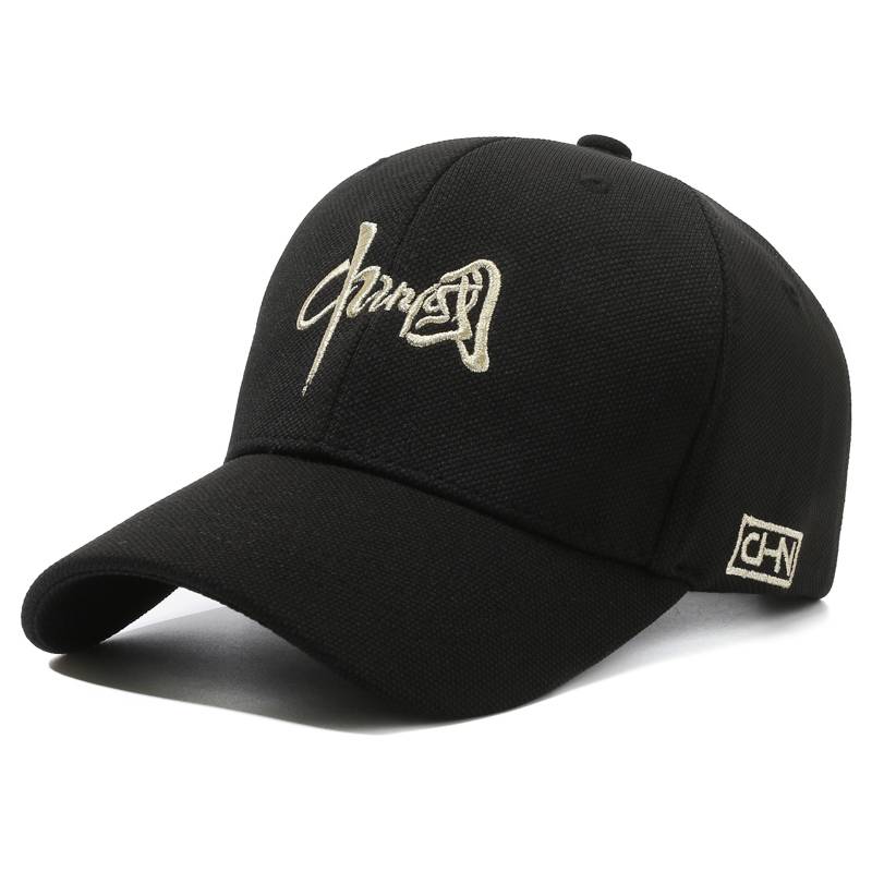 2023 new male national tide peaked cap embroidery Chinese baseball cap casual tourism female face -to -face small versatile hat