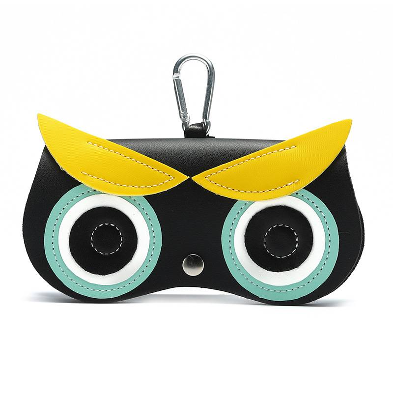 Children's sunglasses storage glasses bag Portable hanging bag zipper glasses box sunglasses clip bag protective cover