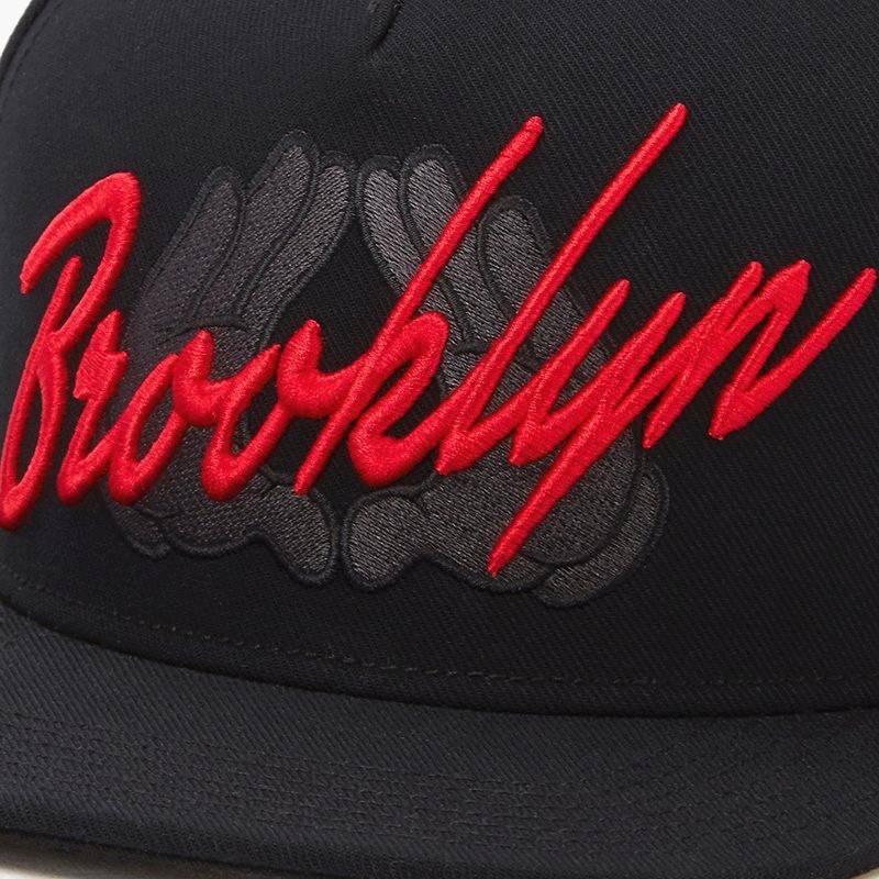 Brooklyn Hip HOP HAT letters, embroidery flat hat hip -hop hip hip -hop men's female street dance baseball cap