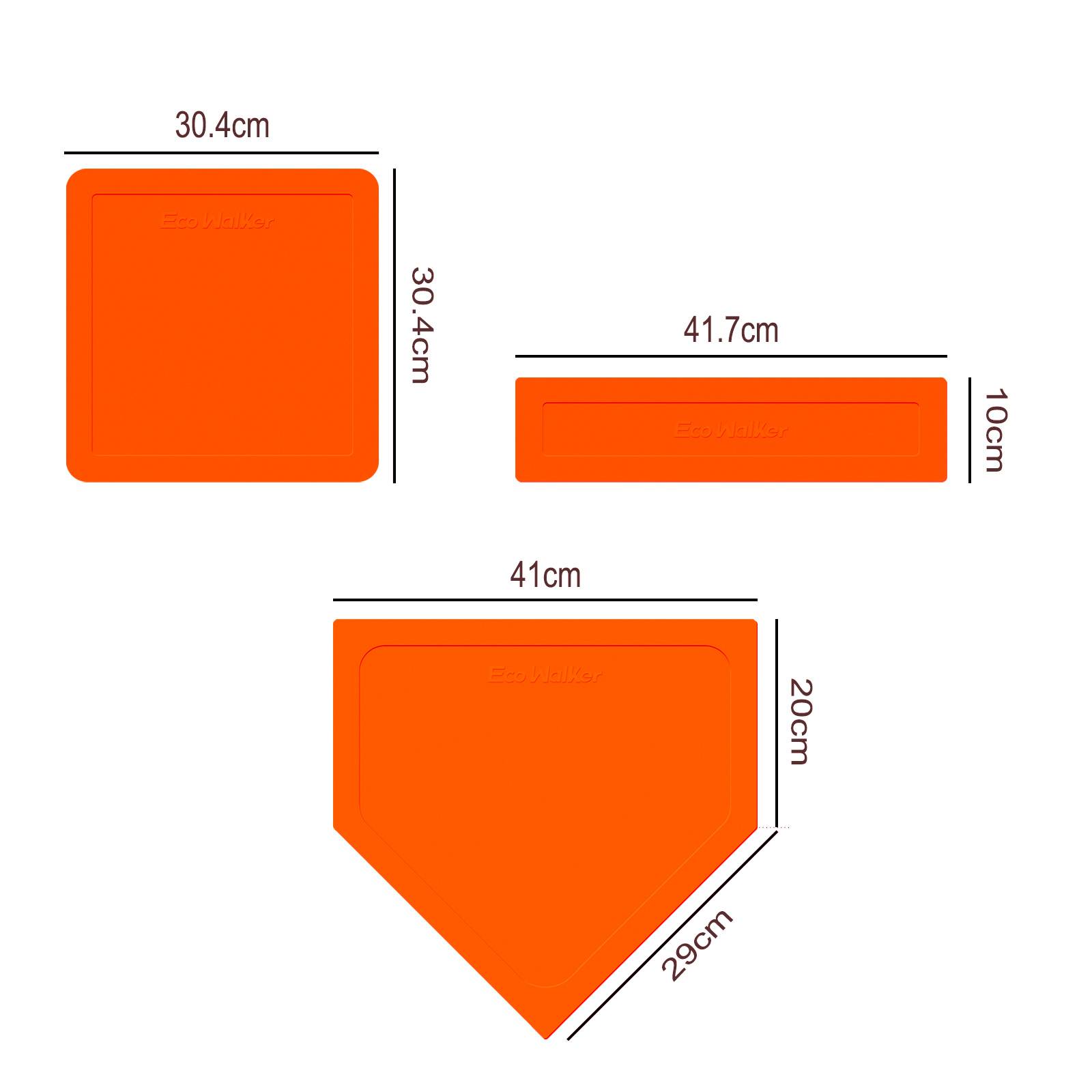 TPE baseball barrier board waterproof skate protection bag baseball game pitcher board base base base 5 -piece set