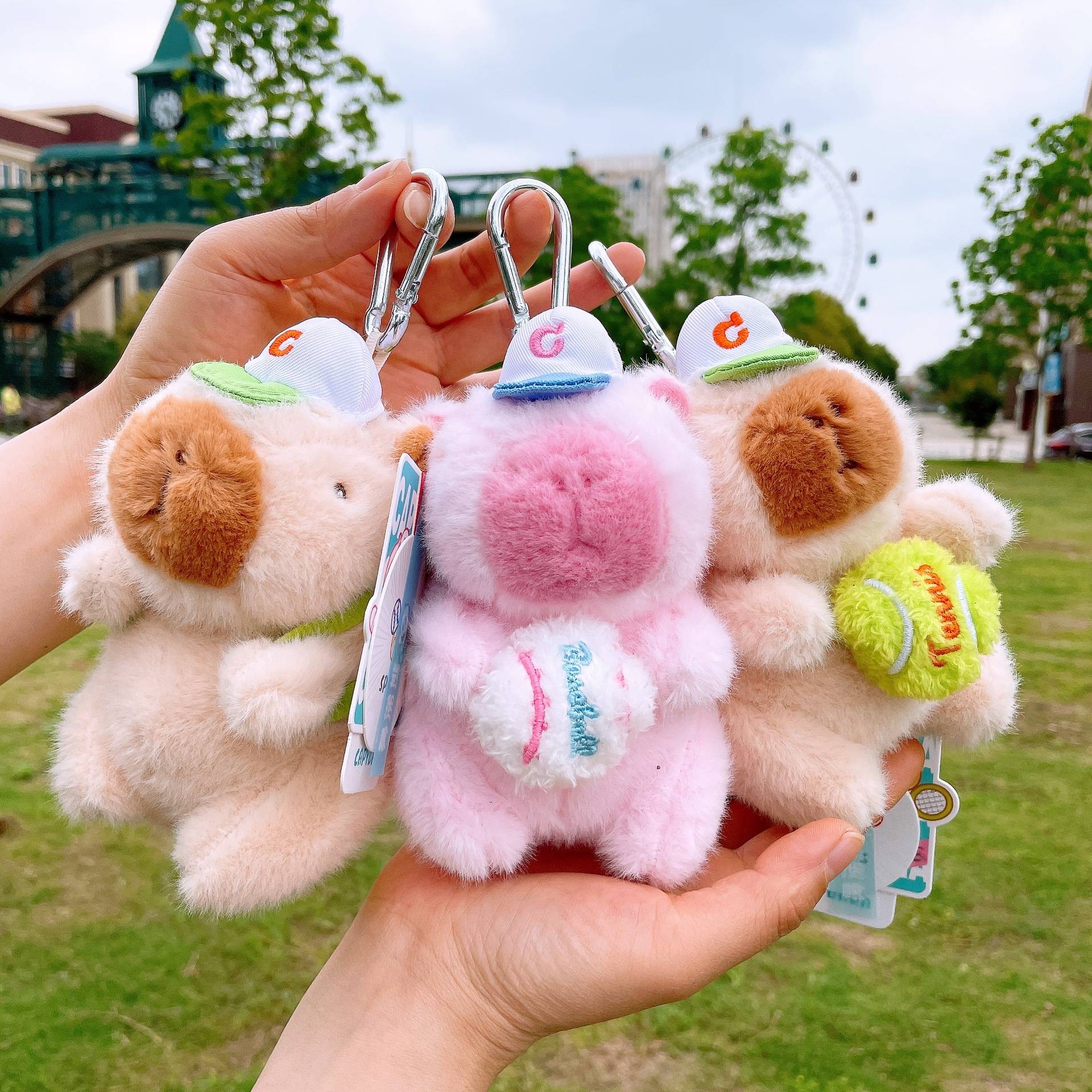 Snotlout pink dolphin cappella with a key button to the cutie bag and doll to the girlfriend's spring day limit
