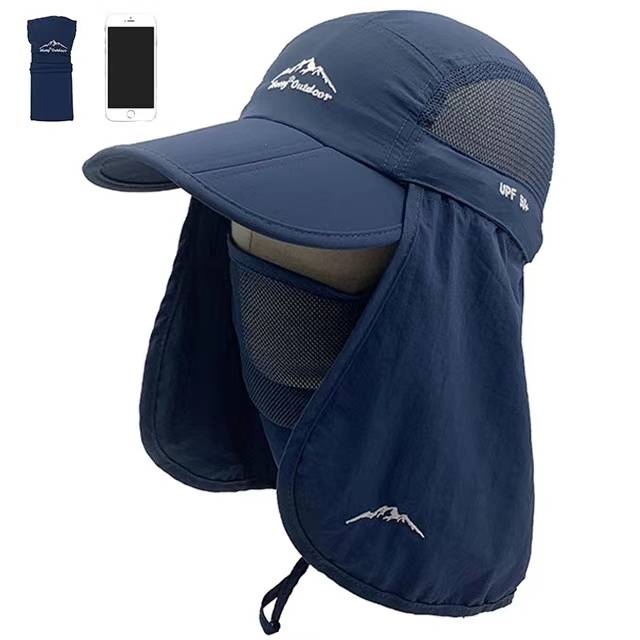 Harma Hatty Outdoor Hat Breatly Sunshot Folding Folding Noodles Hat H01 Full Waid Cloth Disassembly
