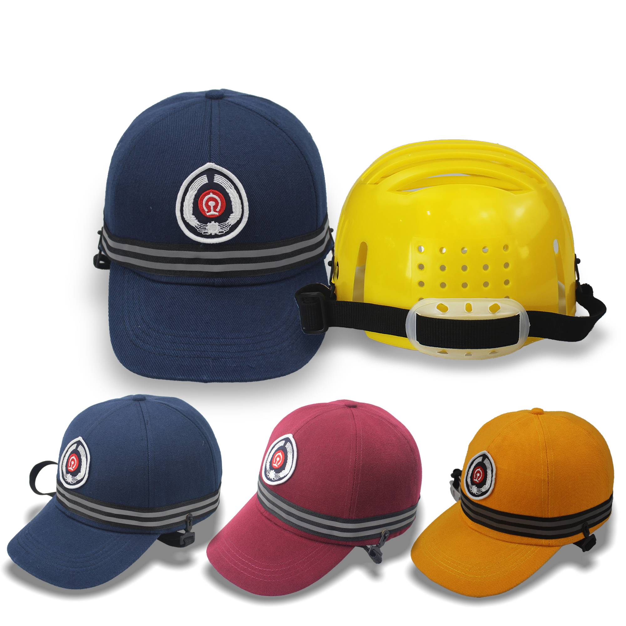 Work safety caps to protect light baseball caps