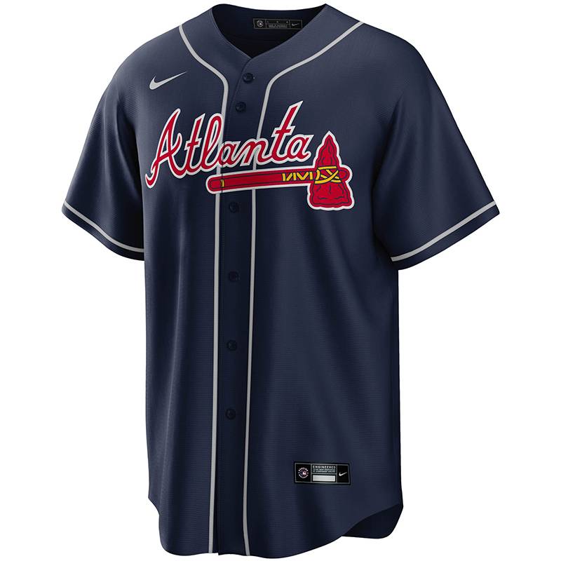 American Baseball Braves Warriors ACUNA JR. Akunia embroidered jersey baseball shirt short sleeves