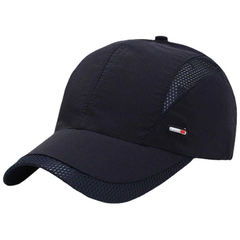 Net -eyed baseball cap Summer breathable men's hiking sunscreen peaked hats Outdoor sports light and light dry hat