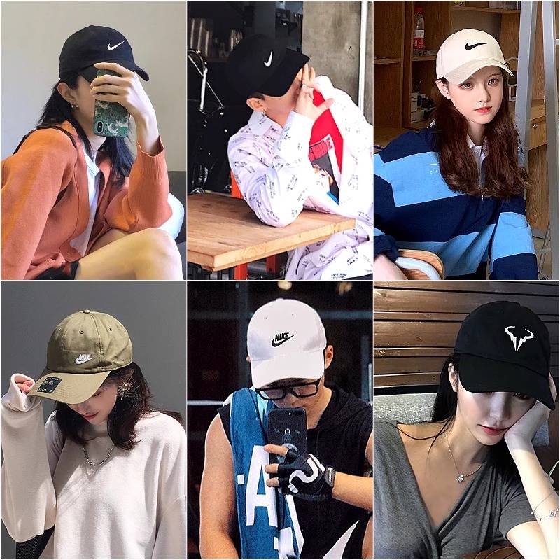Nike Nike Speed Hat Ladies Muslie Men's Baseball Hats Delog sunscreen Sakan beach, sun hat white