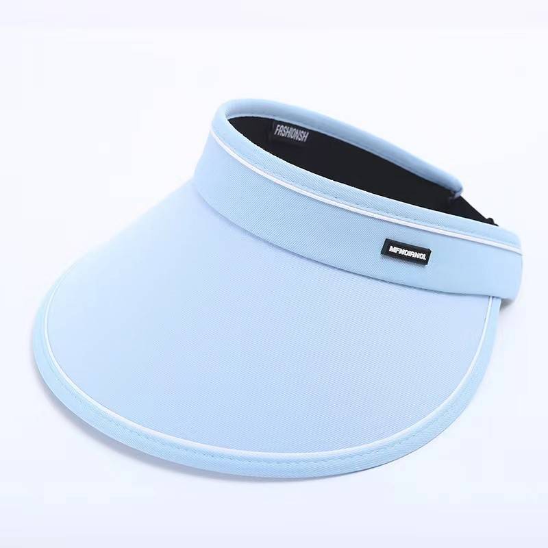 [UPF50+] High-twice sunscreen empty hat-blue