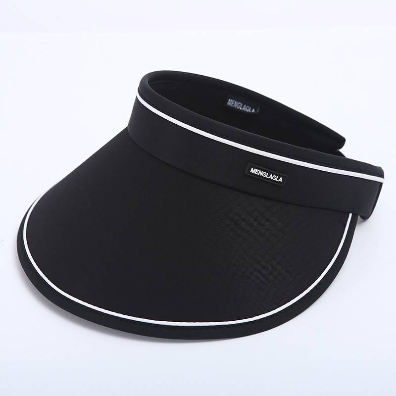 [UPF50+] High-twice sunscreen empty hat-black