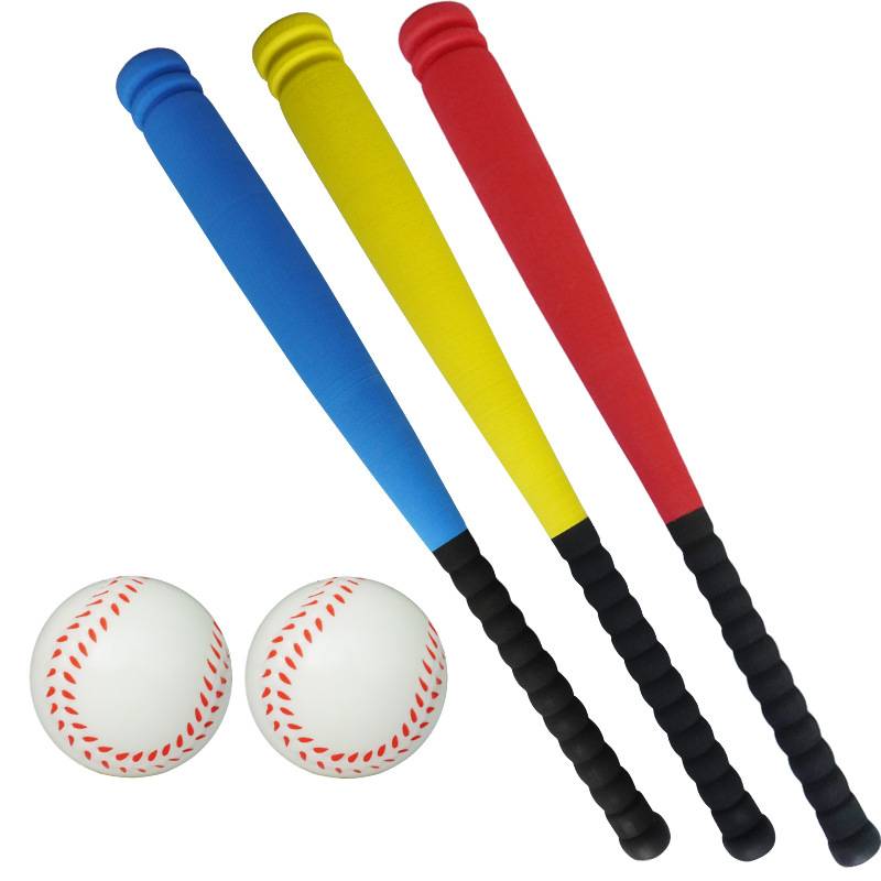 Baseball single -person training device Children's baseball stick soft sponge kindergarten bars out outdoor body feel toy set