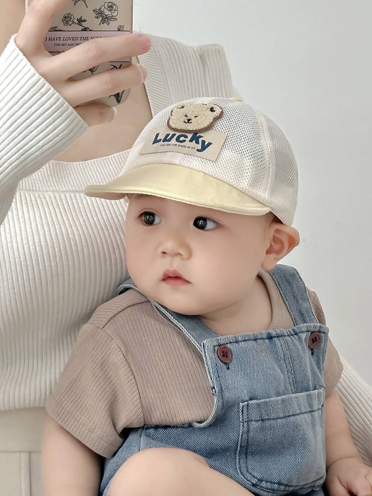 Baby hat Summer sunscreen hats Male treasure sun hat baby female treasure duck tongue hat baby baseball male sun hat