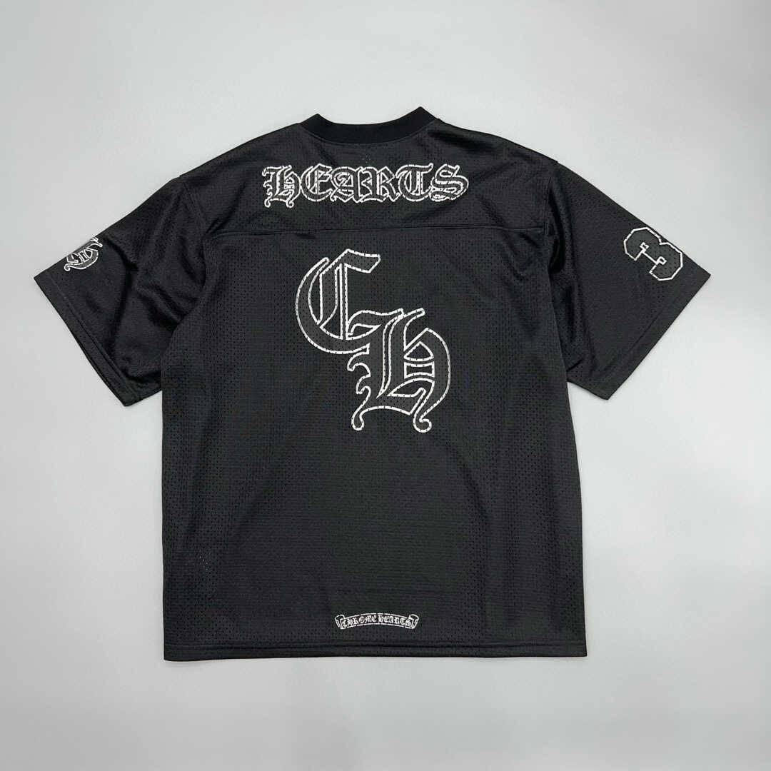 2024 new American retro cross embroidery mesh short -sleeved T -shirt men's sports ball uniform baseball uniform leisure