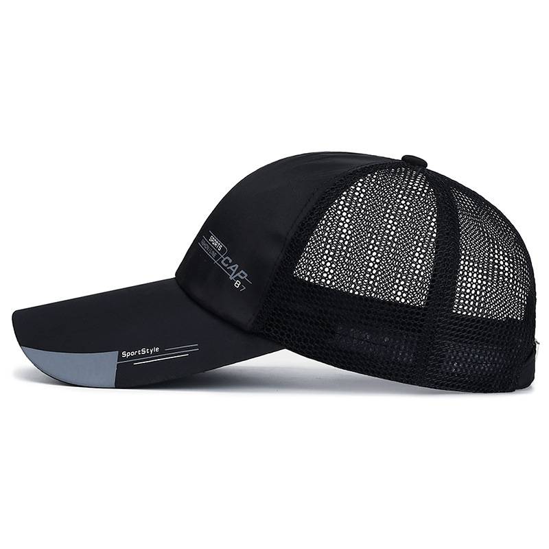 Hat Men's 2024 Summer Summer Baseball hat Breathborn sunscreen Duck tongue hat Outdoor fishing sun hat thin