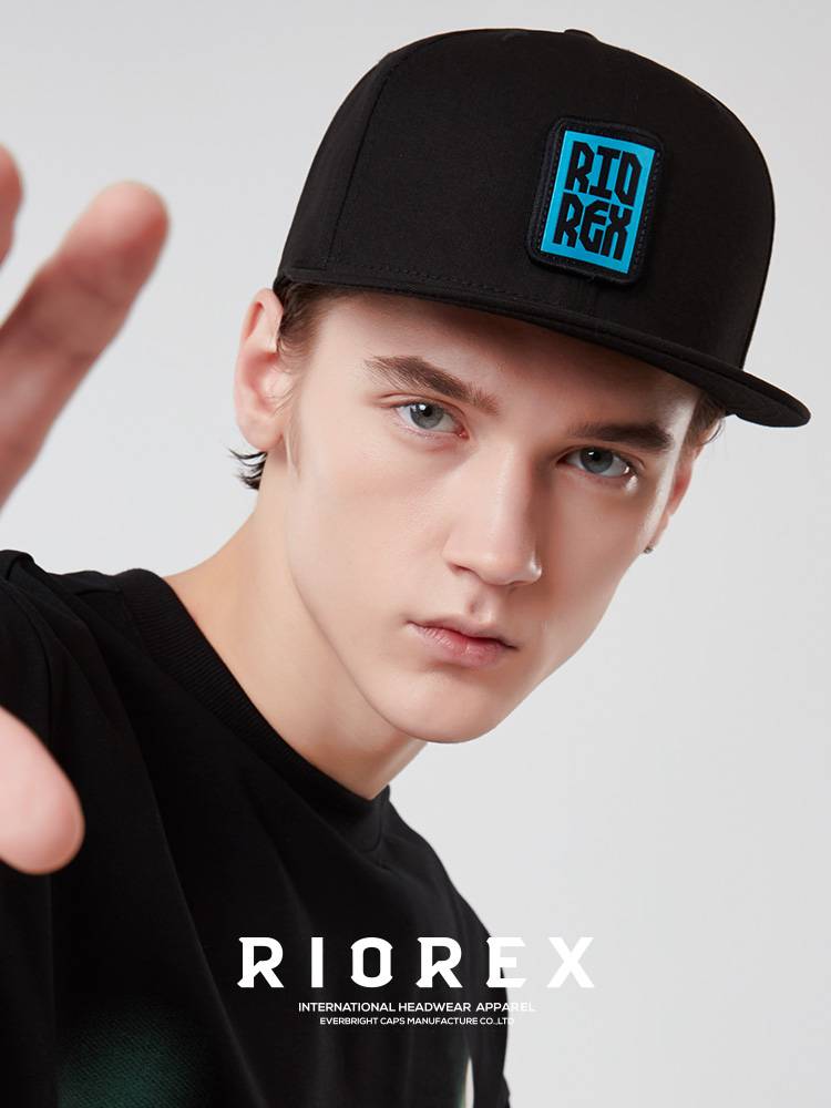 Riorex hat male ins, tide brand summer sunshade baseball cap men's oversized Korean version of the trend hip -hop hat