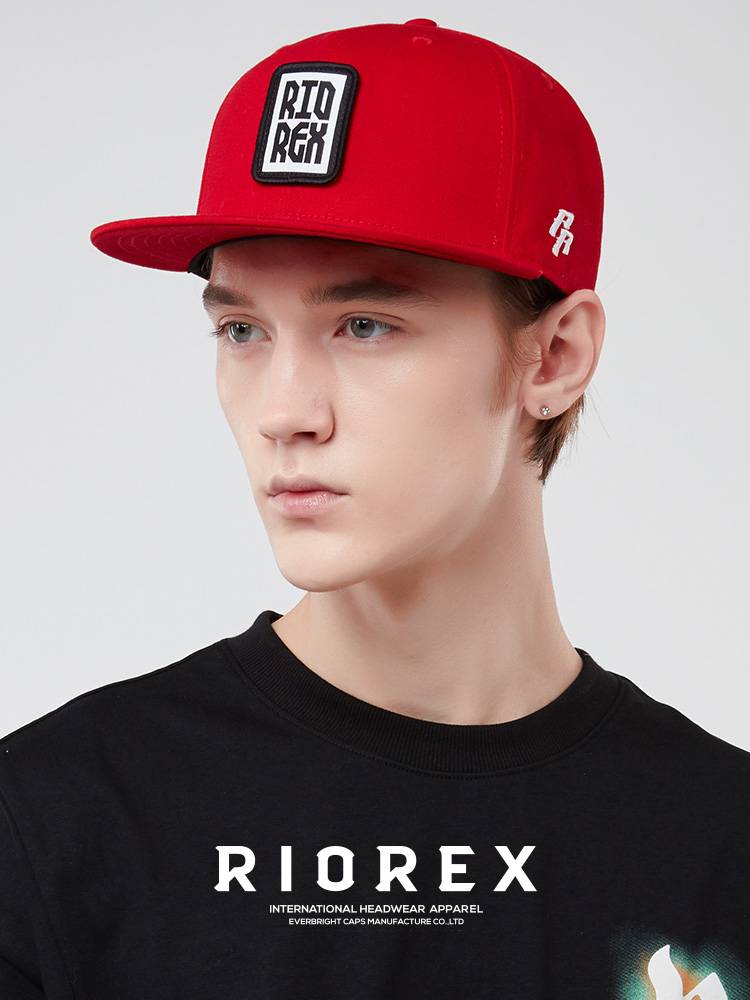 Riorex hat male ins, tide brand summer sunshade baseball cap men's oversized Korean version of the trend hip -hop hat