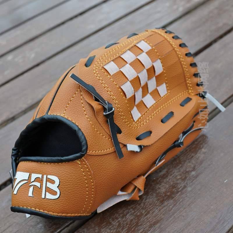 Gloves {Baseball Children's Flood Equipment Baseball Youth Sports Class college student pitcher glove baseball