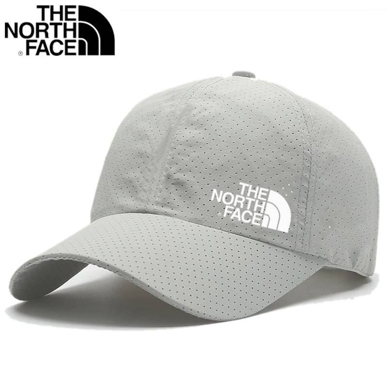 North 24Thenorthface Dark gray mesh speed drying and drying men and women baseball caps Duck tongue cap 5fxl soft top