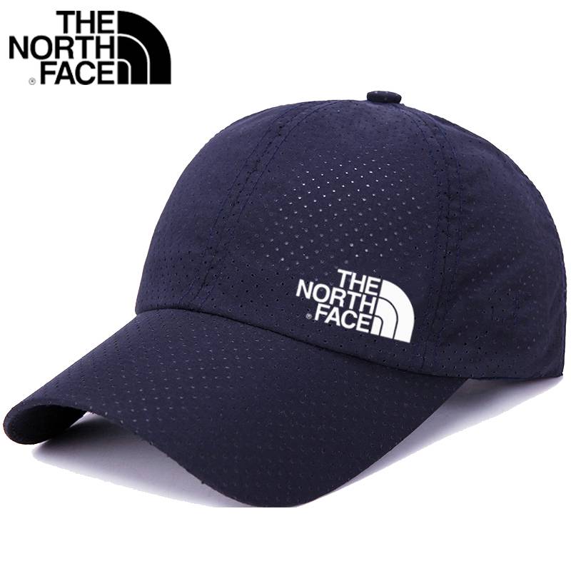 North 24Thenorthface Dark gray mesh speed drying and drying men and women baseball caps Duck tongue cap 5fxl soft top