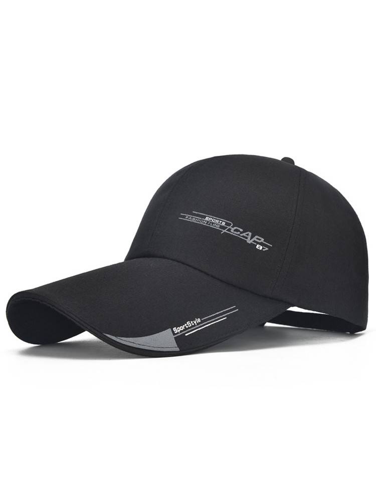 Hat men's baseball hat hard top outdoor fashion trend middle -aged leisure and long hat, spring and autumn new duck tongue hat