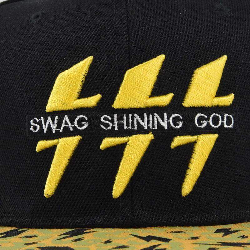 Lightning hats cross-border 3D embroidery young hip-hop embroidered baseball caps, individual flat hat truck driver hats