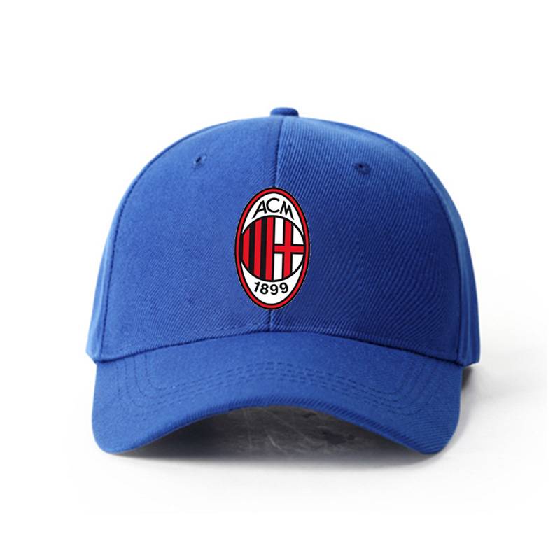 Serie A AC Milan Football Club Baseball Fans Fans Surrounding Male Student Student Spring Summer Single Sunscreen Hat