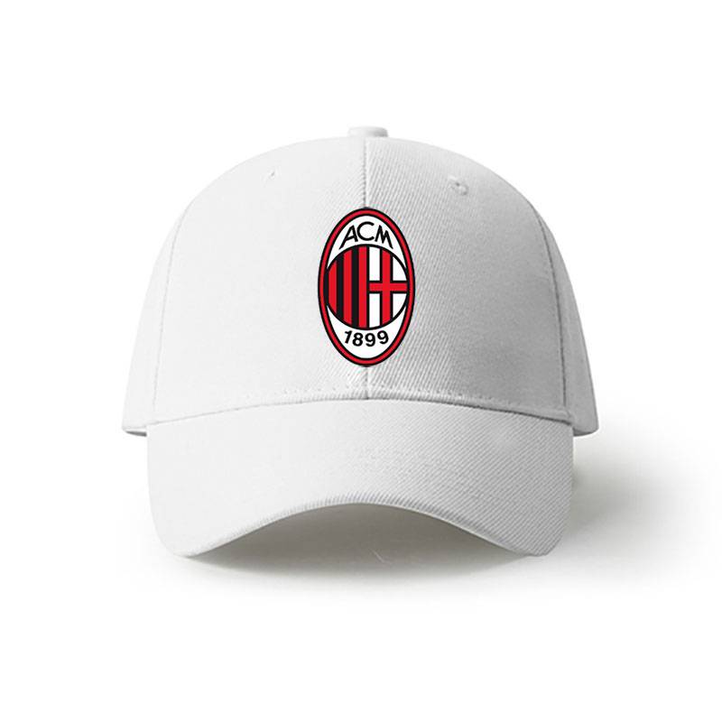 Serie A AC Milan Football Club Baseball Fans Fans Surrounding Male Student Student Spring Summer Single Sunscreen Hat