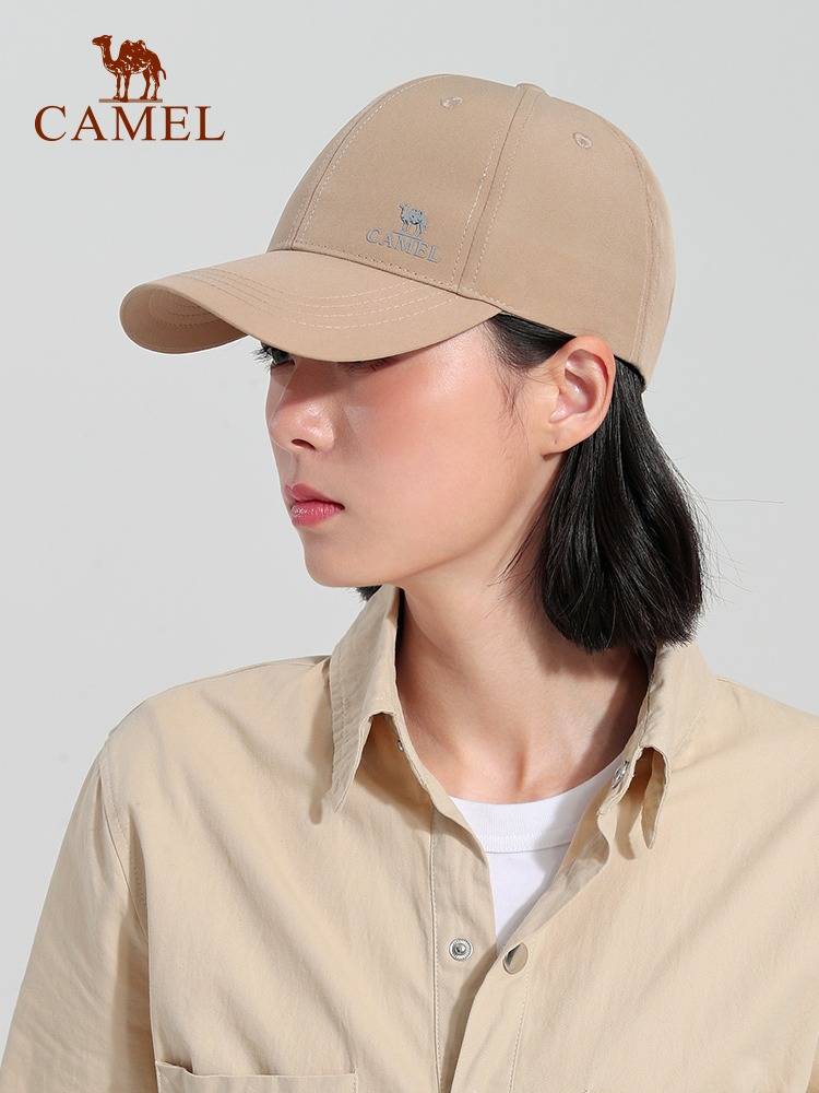 Camel baseball caps, men and women, sunscreen sun caps, small-faced duck tongue caps