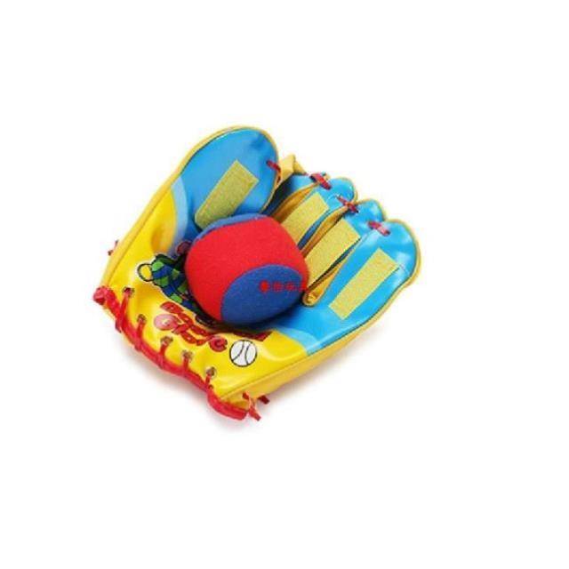 Baseball stick glove yellow