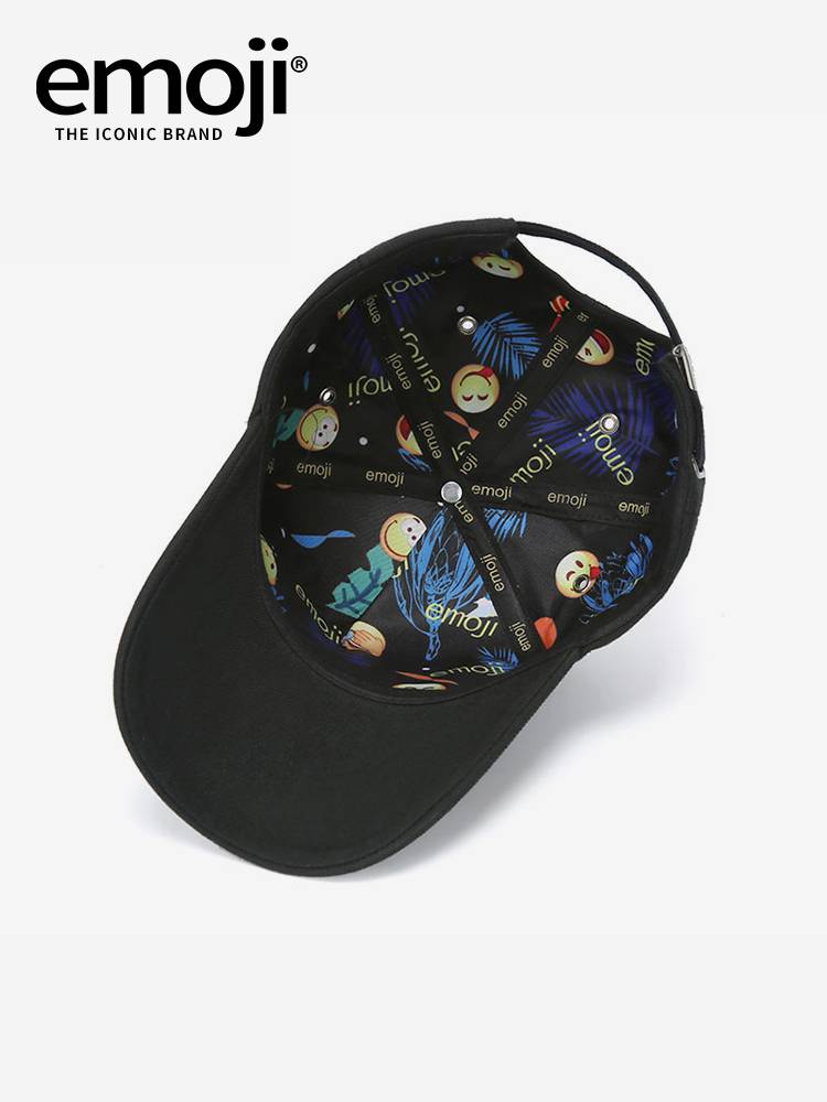 Emoji Chinese Wind Hat Men's Women Baseball Dragon 2024 New Wake -up Lion Embroidery Guo Chao high -end peak tongue